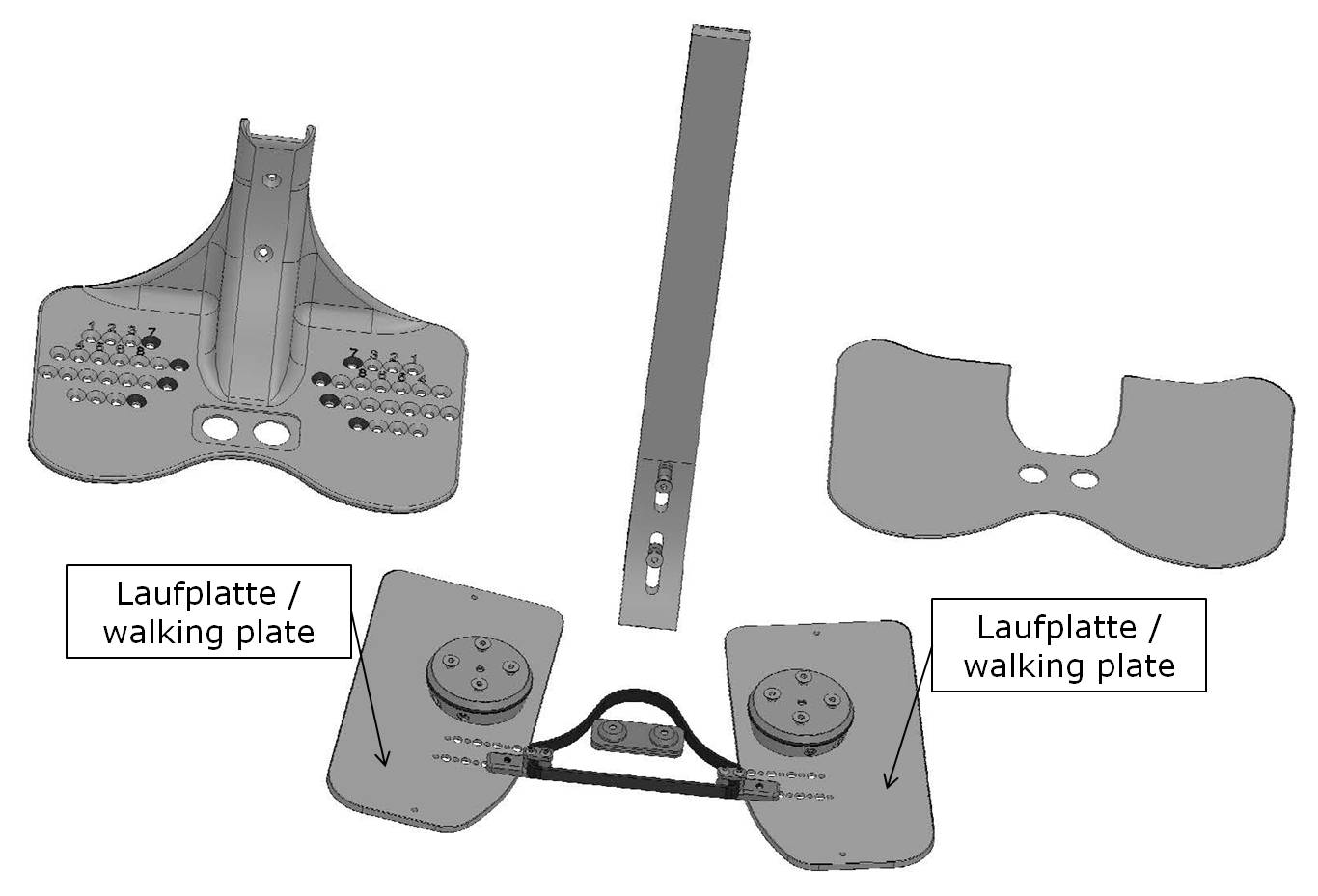 Walking plate for the Go-LiTE
