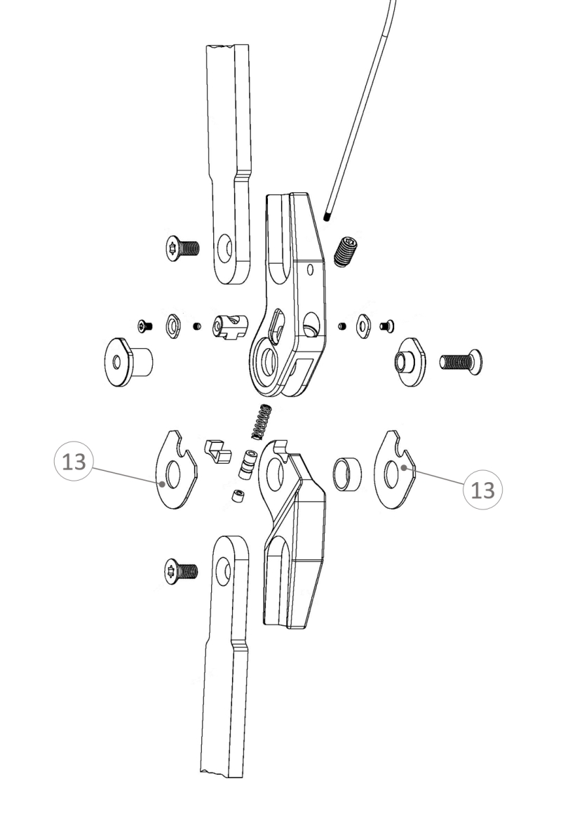Gelenkscheiben für das Mono Lock Kniegelenk (13)