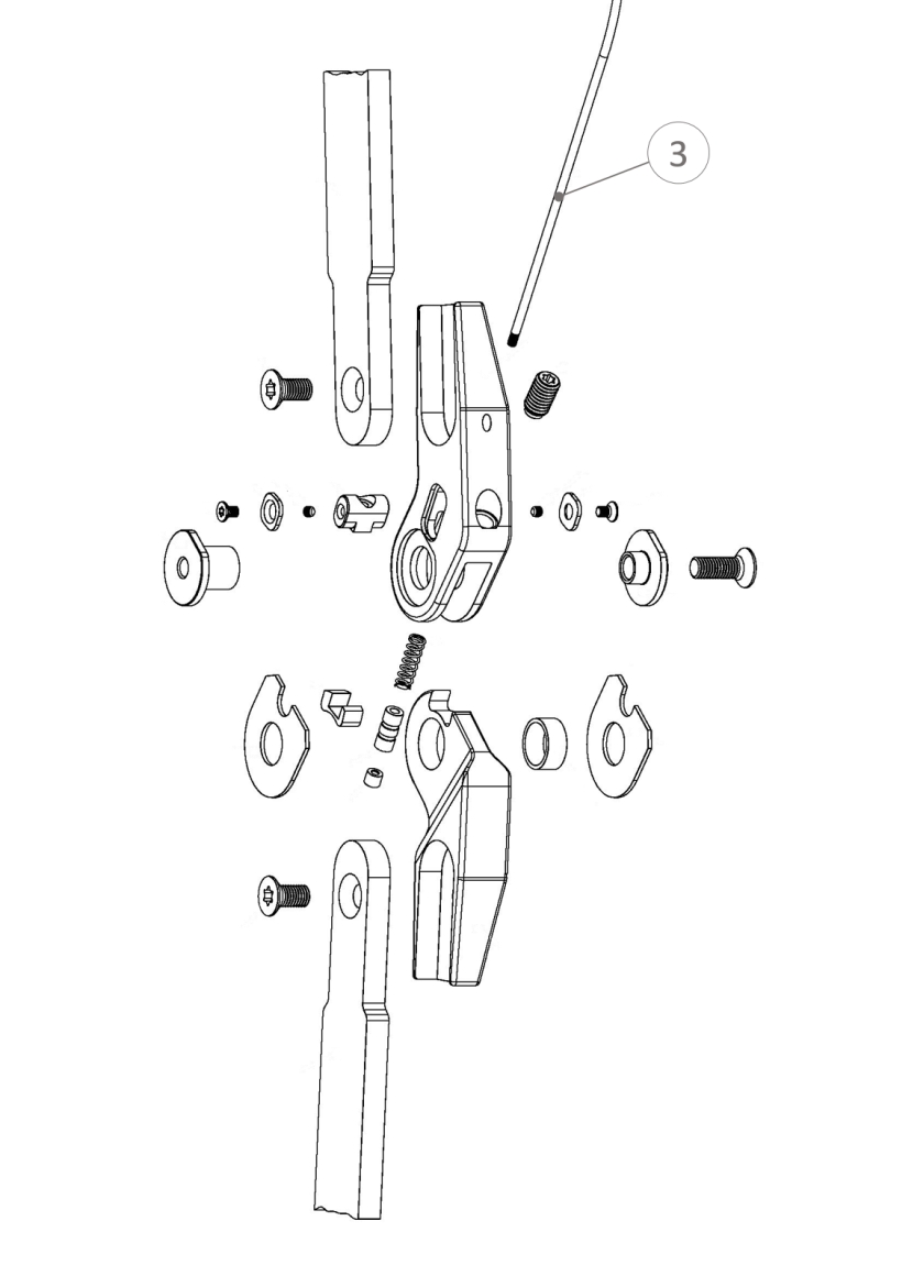 Nylonzug für das Mono Lock Kniegelenk (3)