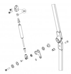 Mono Support - proximal spring holder (14)