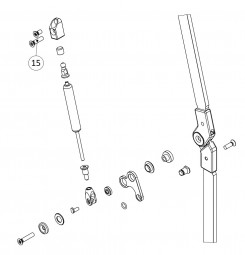 Mono Support - fixing screw long (15)
