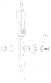 Bearing cover for the Block knee and ankle joint (5)