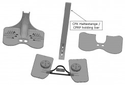CFRP holding bar for the Go-LiTE