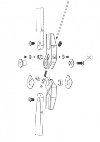 Gelenkschraube für das Mono Lock Kniegelenk (16)