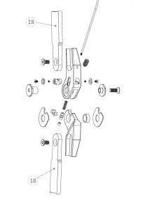 Gelenkträger für das Mono Lock Kniegelenk (18)