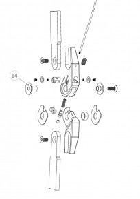 Bearing bush for the Mono Lock knee joint (14)
