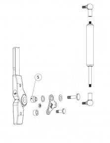 Pivot bolt for the Mono Support.