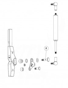 Joint screw for the Mono Support