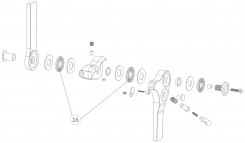 Inner thrust bearings for the RGO hip joint (16)