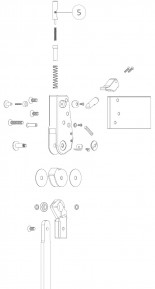 Befestigungsschraube des Lagerstiftes für das Salera preselect Hüftgelenk (M2,5x6) (15)